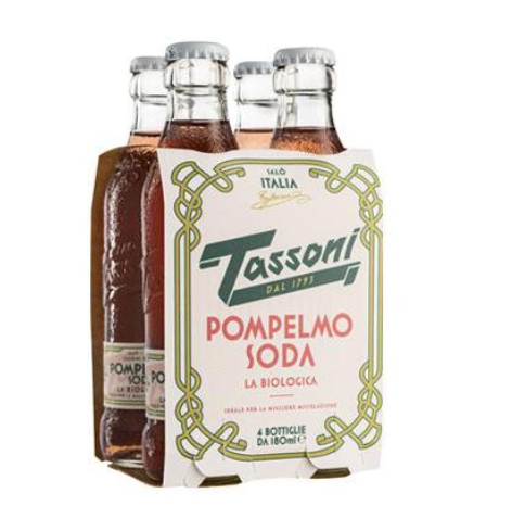 POMPELMO SODA BIO ROSA TASSONI ML.180X4           