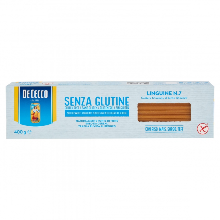 PASTA DE CECCO S/GLUT.LINGUINE N.7 GR400          