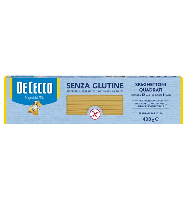 PASTA DE CECCO S/GLUT.SPAGHETTONI QUADR.N413 GR400