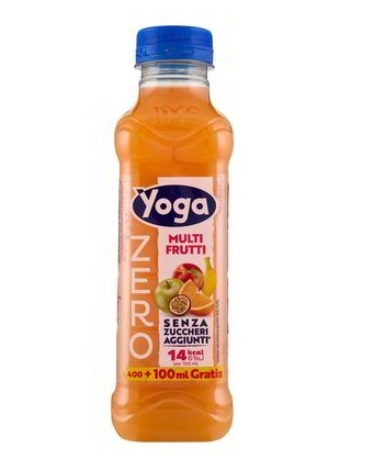 BEVANDA YOGA MULTIFRUTTI ZERO ML.400+100 PET      