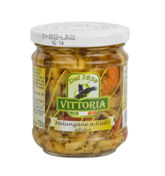 MELANZANE VITTORIA FILETTI OLIO GR.314            