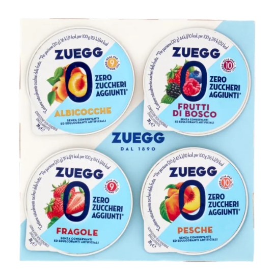 CONFETTURE ZUEGG ZERO AST.GR.20X4 ASSORTITA       