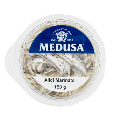 FILETTI DI ALICI MARINATI MEDUSA GR.150           