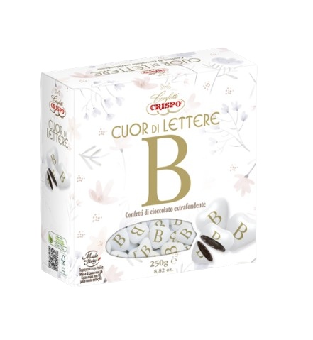 CONFETTI CRISPO CUOR DI LETTERA B  GR250          