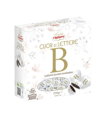 CONFETTI CRISPO CUOR DI LETTERA B  GR250          