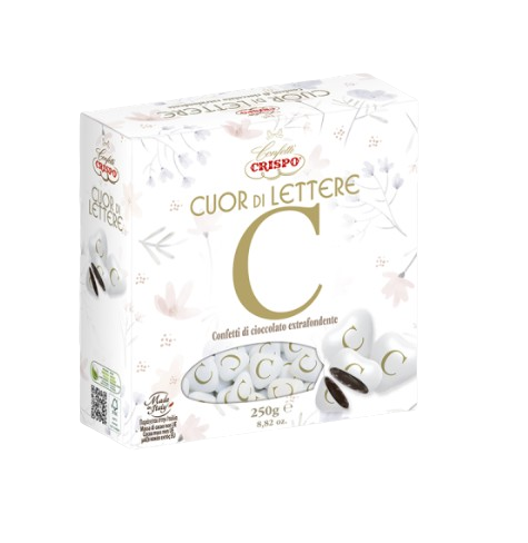 CONFETTI CRISPO CUOR DI LETTERA C  GR250          