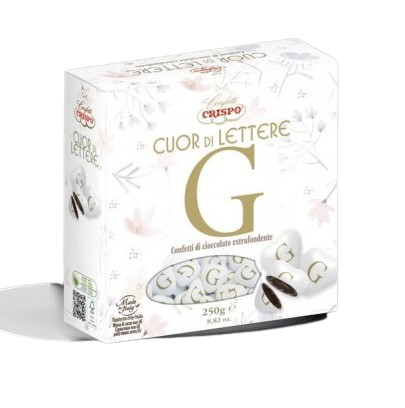 CONFETTI CRISPO CUOR DI LETTERA G  GR250          