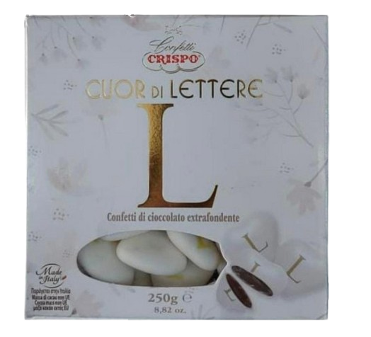 CONFETTI CRISPO CUOR DI LETTERA L  GR250          