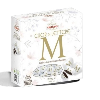 CONFETTI CRISPO CUOR DI LETTERA M  GR250          
