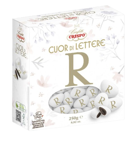 CONFETTI CRISPO CUOR DI LETTERA R  GR250          