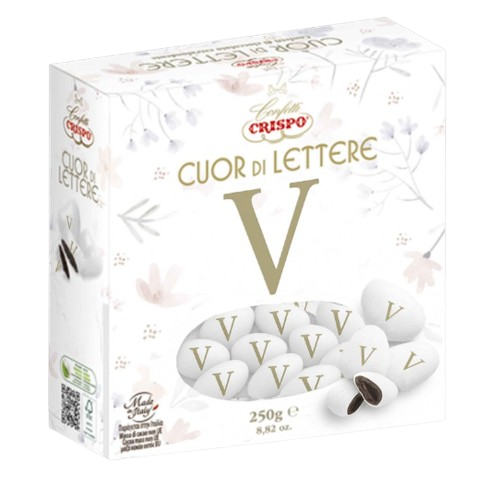 CONFETTI CRISPO CUOR DI LETTERA V  GR250          