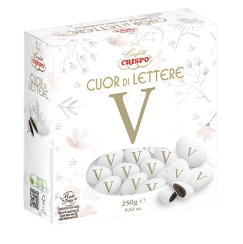 CONFETTI CRISPO CUOR DI LETTERA V  GR250          