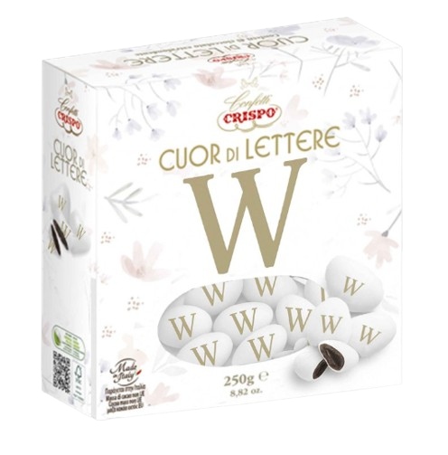 CONFETTI CRISPO CUOR DI LETTERA W  GR250          