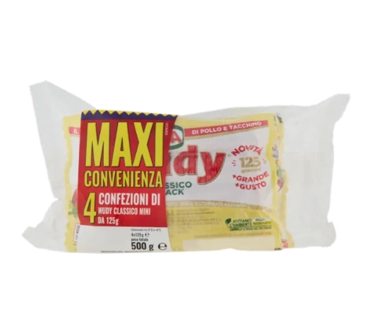 WURSTEL WUDY MULTIPACK GR.125X4                   