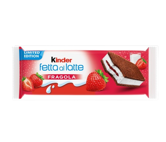 FERRERO KINDER FETTA AL LATTE FRAGOLA T5X8        