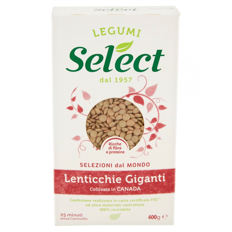 LENTICCHIE GIGANTI SELECT AST.GR.400              