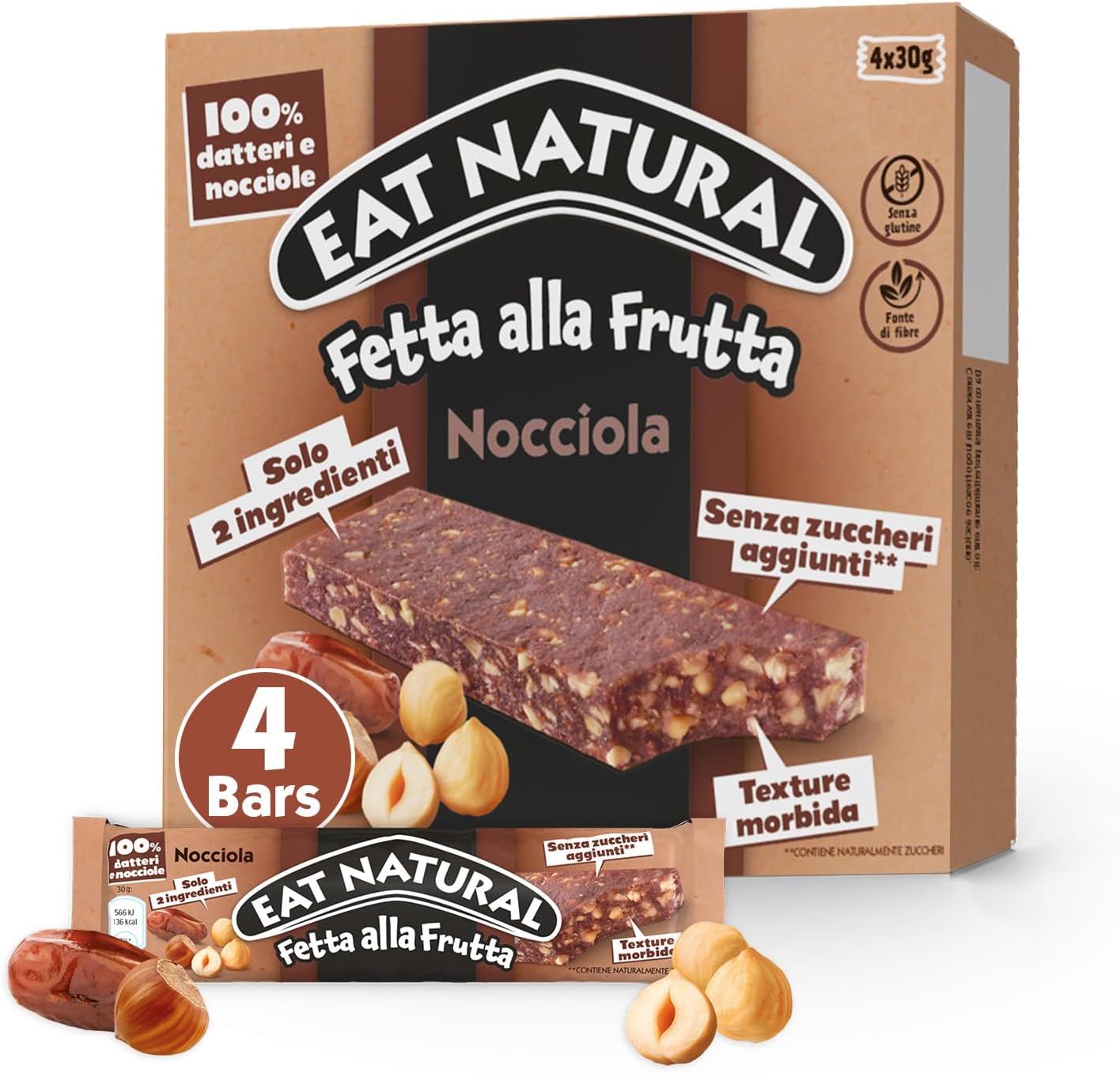 BARRETTA EAT NATURAL SOFT NOCCIOLA 120G           