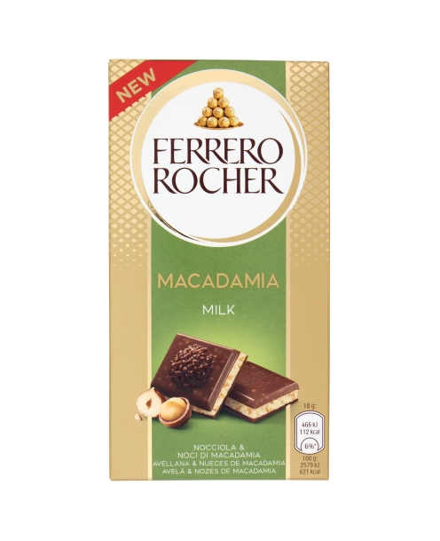 FERRERO ROCHER TAV. MACADAMIA GR.90               