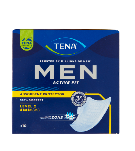 PANN.INCONT.TENA MEN ACTIVE FIT PZ.10             
