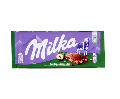 MILKA TAV.NOCCIOLE SPEZZATE 90G (4317084)         