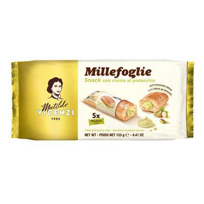 MILLEFOGLIE VICENZI SNACK CREMA PIST.GR.125       