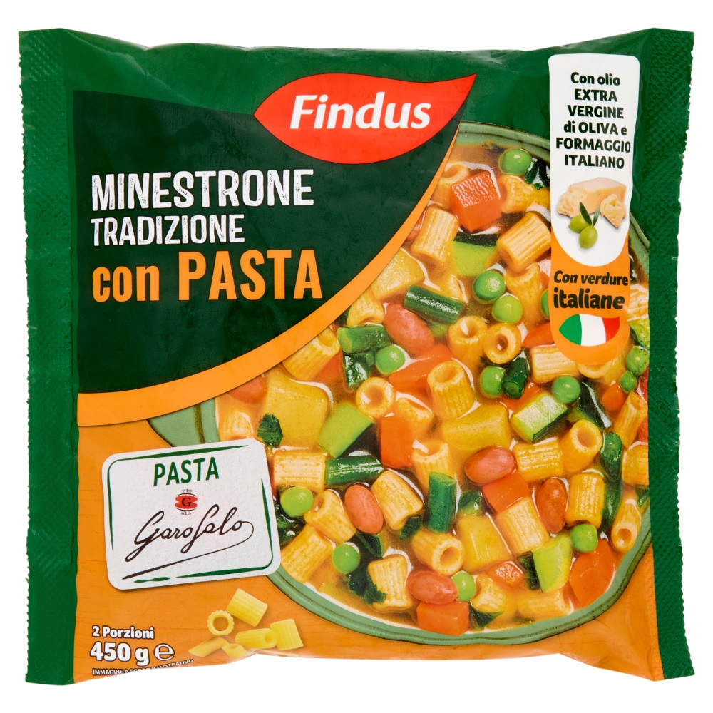 MINESTRONE TRADIZIONE C/PASTA IGP/DOP FINDUS G450 