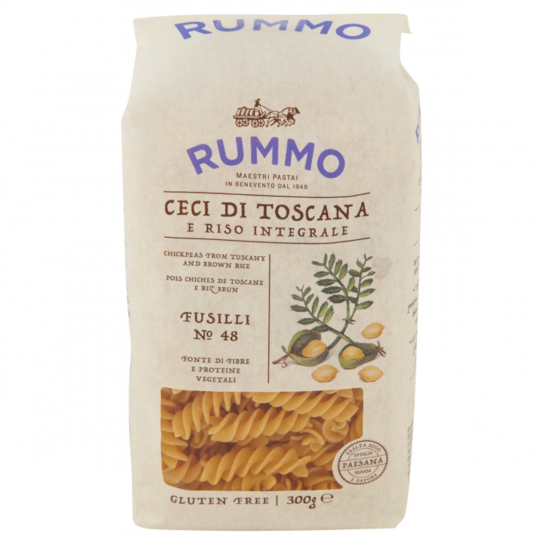 PASTA RUMMO AI LEGUMI S/G N.48 FUSILLI GR300      