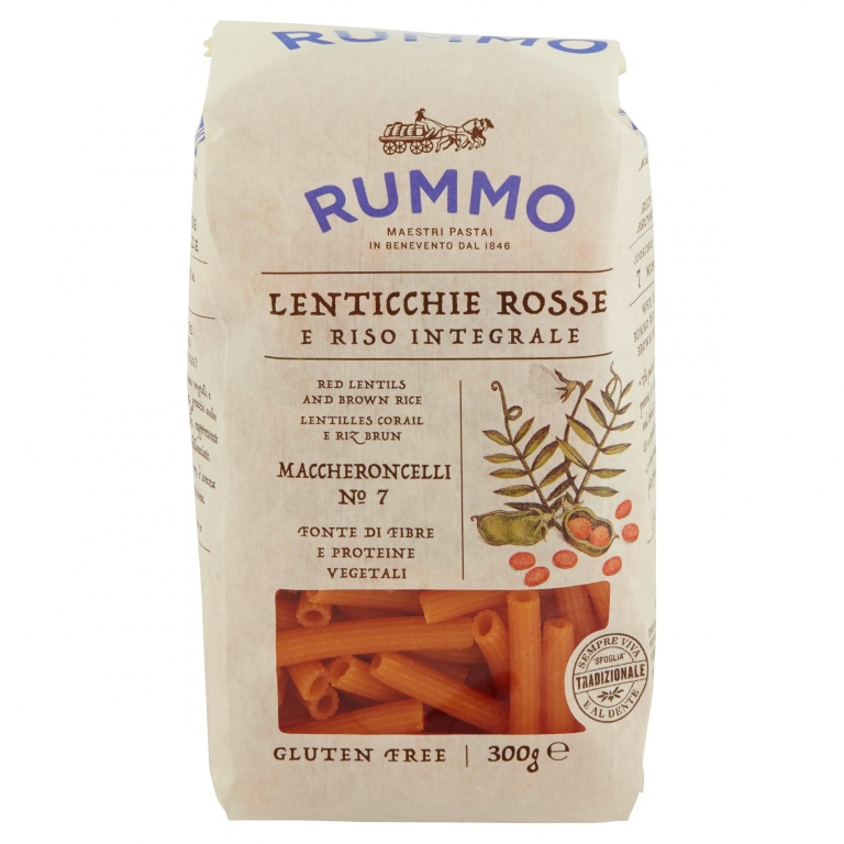 PASTA RUMMO AI LEGUMI S/G N.7 MACCHERONC.GR300    