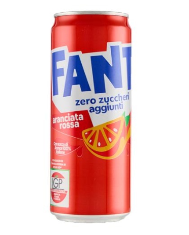 FANTA ZERO RED LATTINA SLEEK CL33X24              