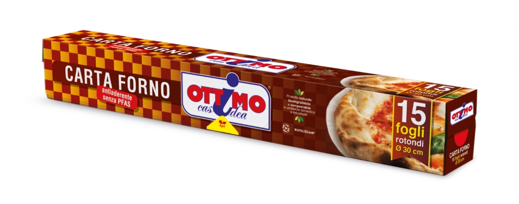 CARTA FORNO OTTIMO 15 FOGLI TONDA D.30            