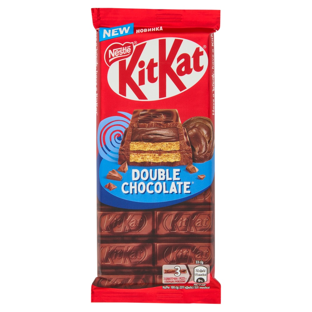 TAV. KITKAT WAFER DOPPIO CIOCCOLATO 99G           