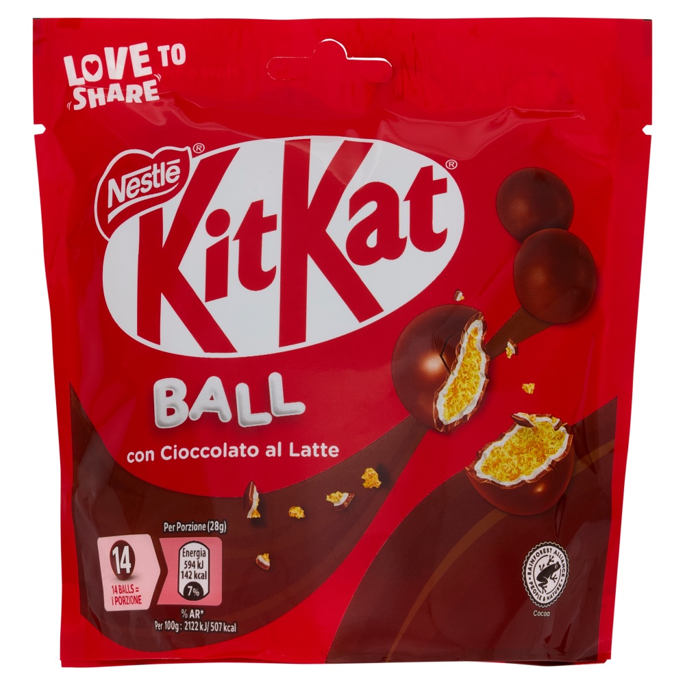 KITKAT BALL MILK 140G                             