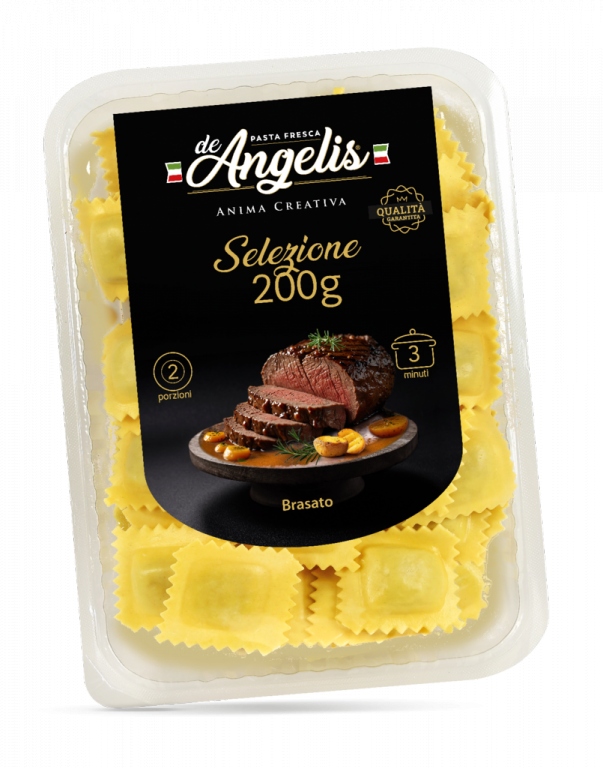 RAVIOLI FRESCHI DEANGELIS BRASATO GR.200          