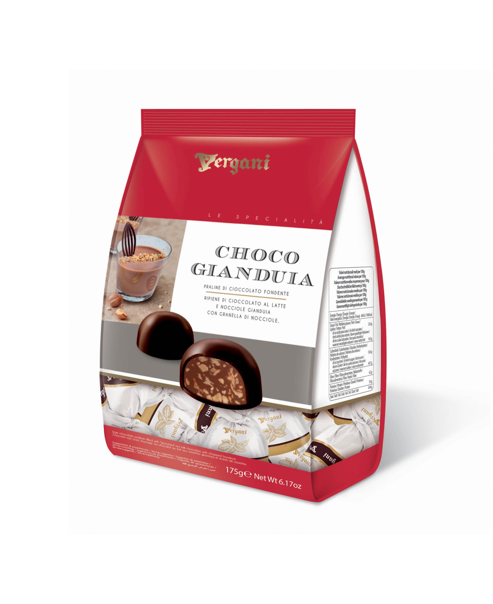 VERGANI PRALINE CHOCO GIANDUIA BS GR.175          