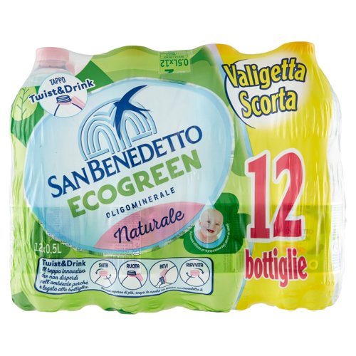 ACQUA S.BENED.F.POLLINO NAT.ML500X12 ECOGREEN     