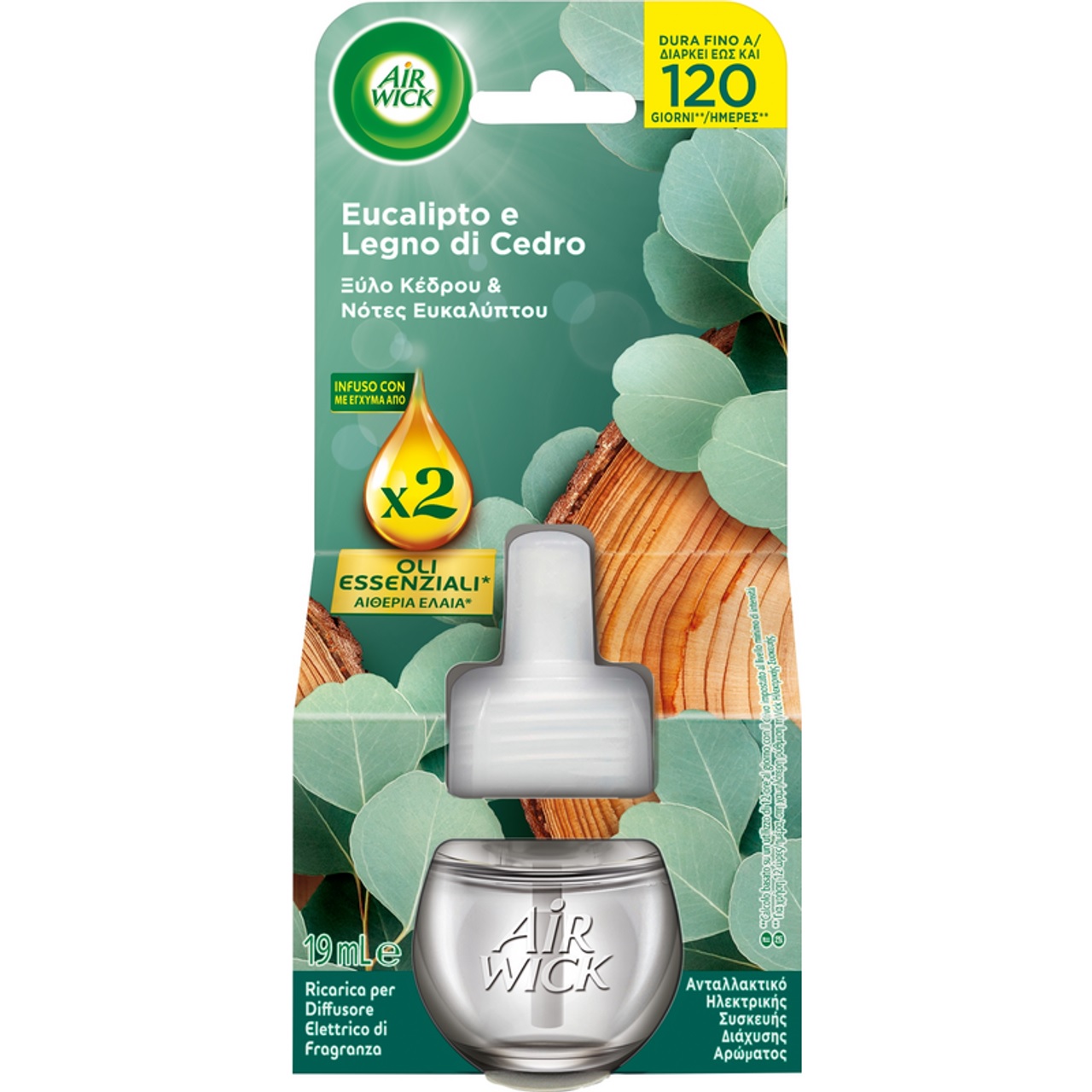 DEO AIR WICK ELETTRICO RICARICA EUCALIPTO         