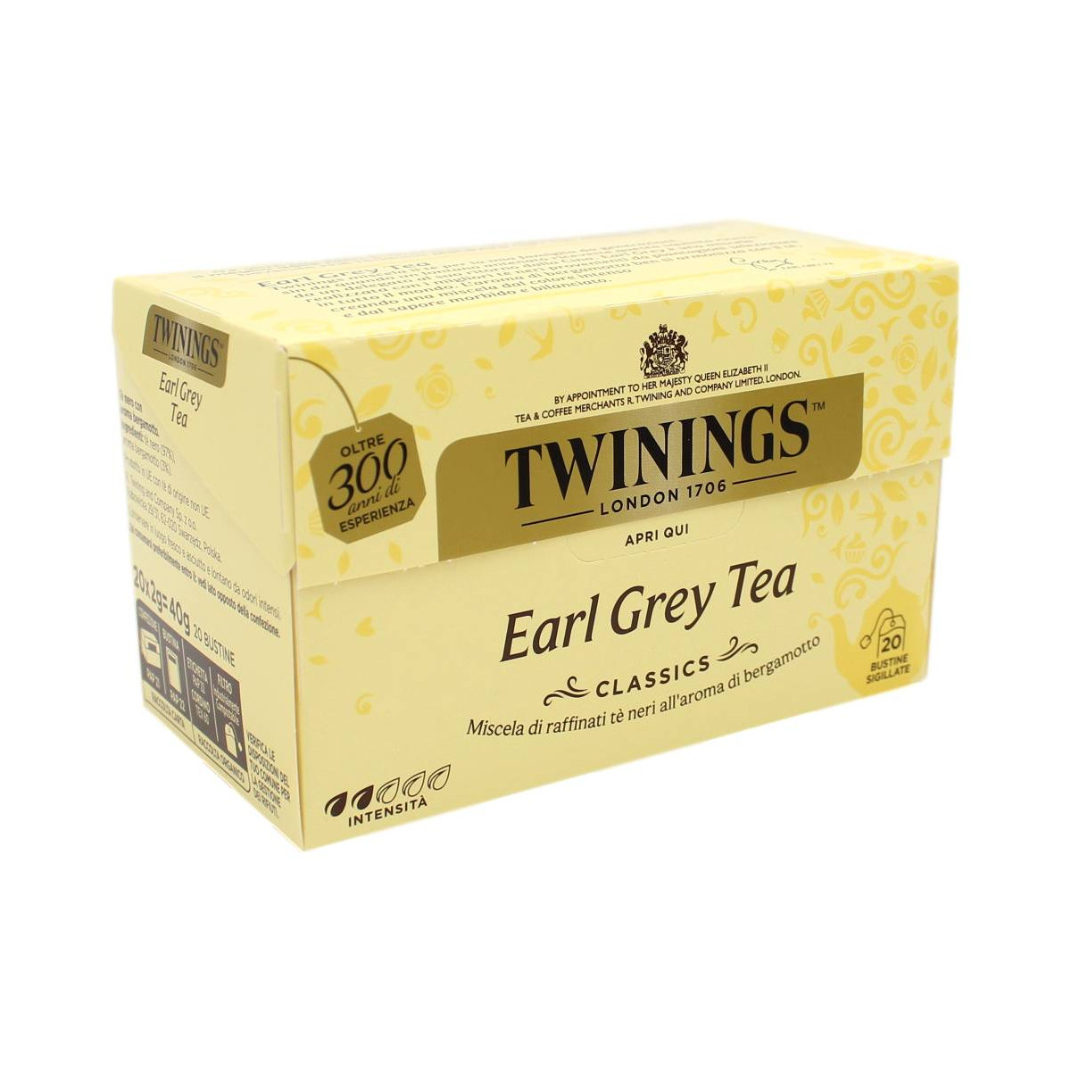 THE TWININGS GR.40X20BS EARL GREY                 