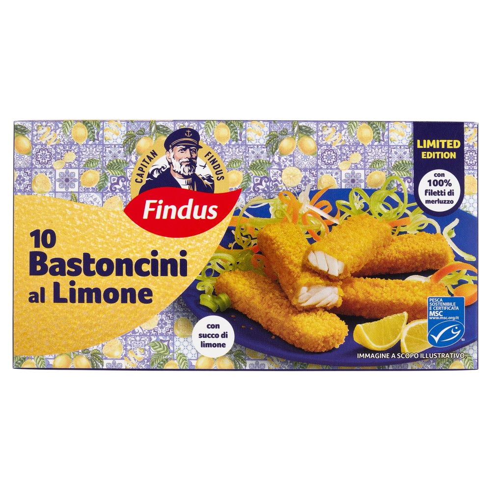 BASTONCINI AL LIMONE FINDUS X10                   