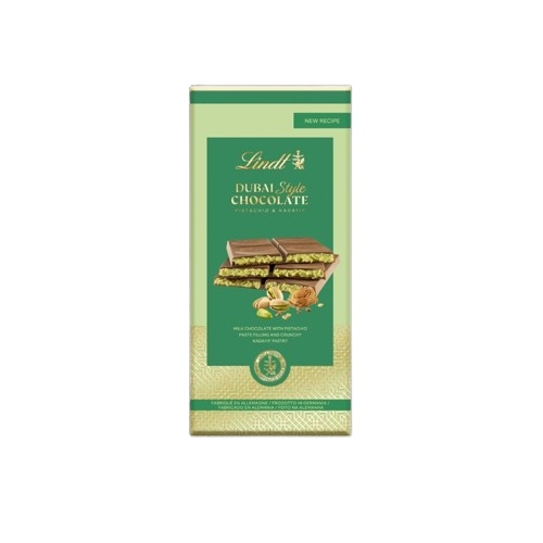 LINDT TAV. DUBAI STYLE CHOCOLATE GR.145           