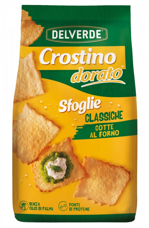 SFOGLIE CROSTINO DELVERDE DORATE GR180            