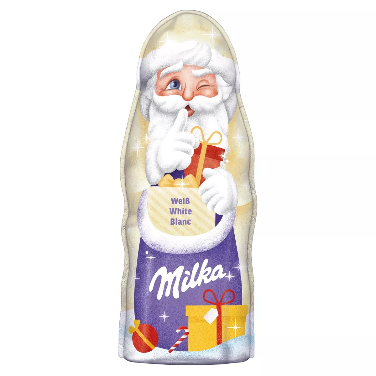 MILKA FIGURA BABBO NATALE BIANCO GR.90            