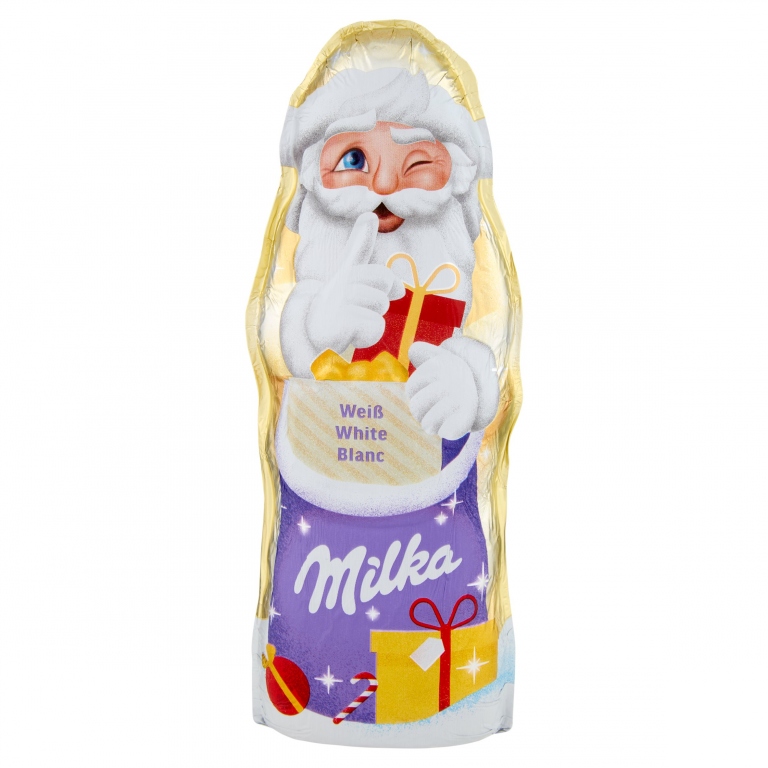 MILKA FIGURA BABBO NATALE BIANCO GR.90            