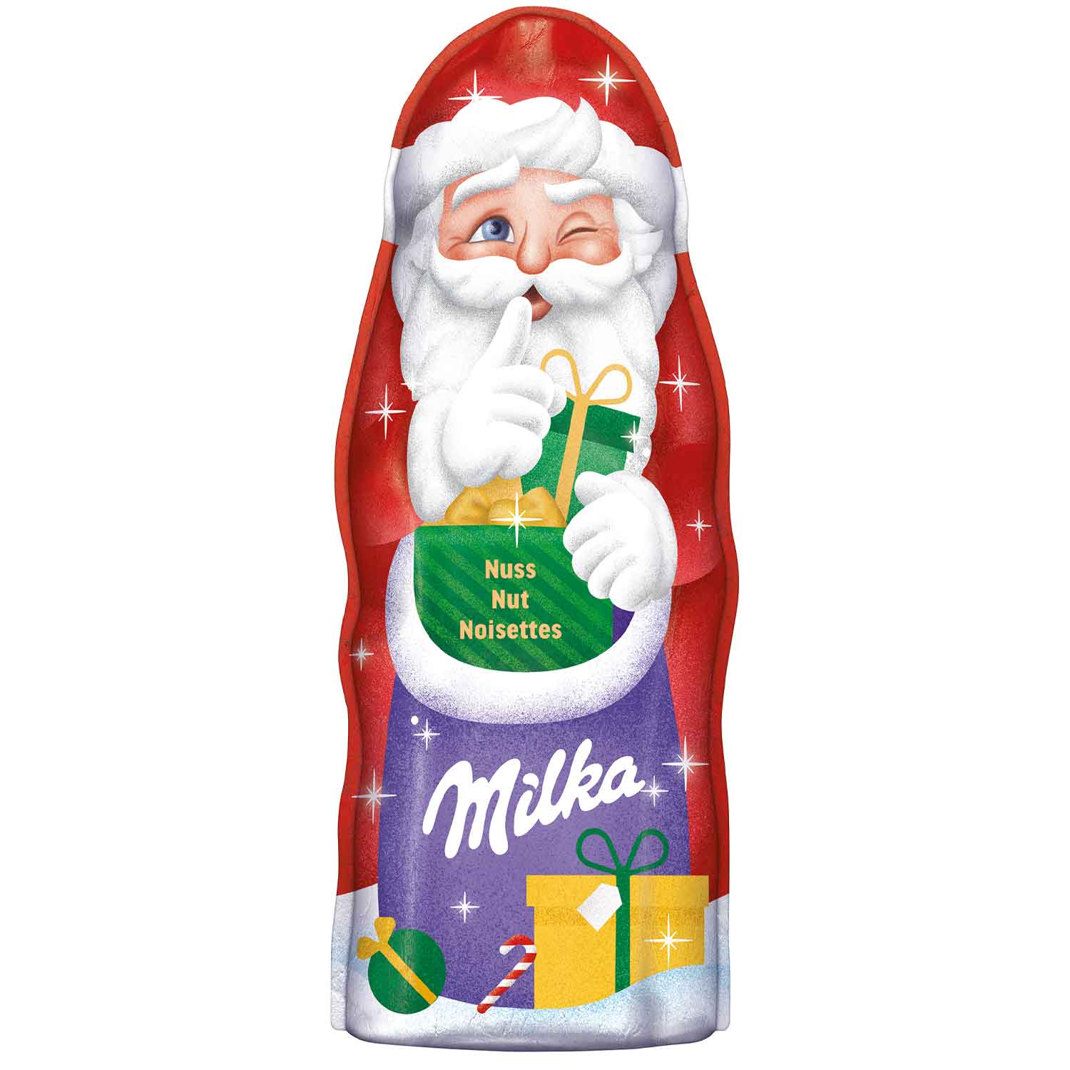 MILKA FIGURA BABBO NATALE NOCCIOLE GR.95          