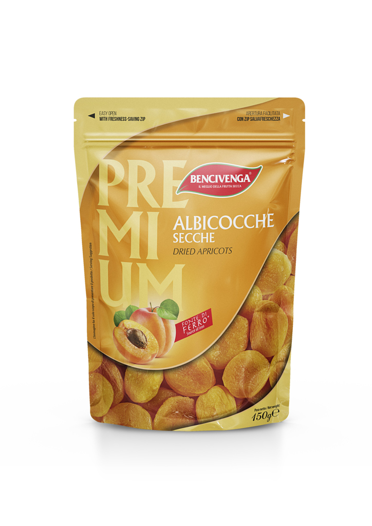 BENCIVENGA ALBICOCCHE SECCHE 150G DOYPACK         