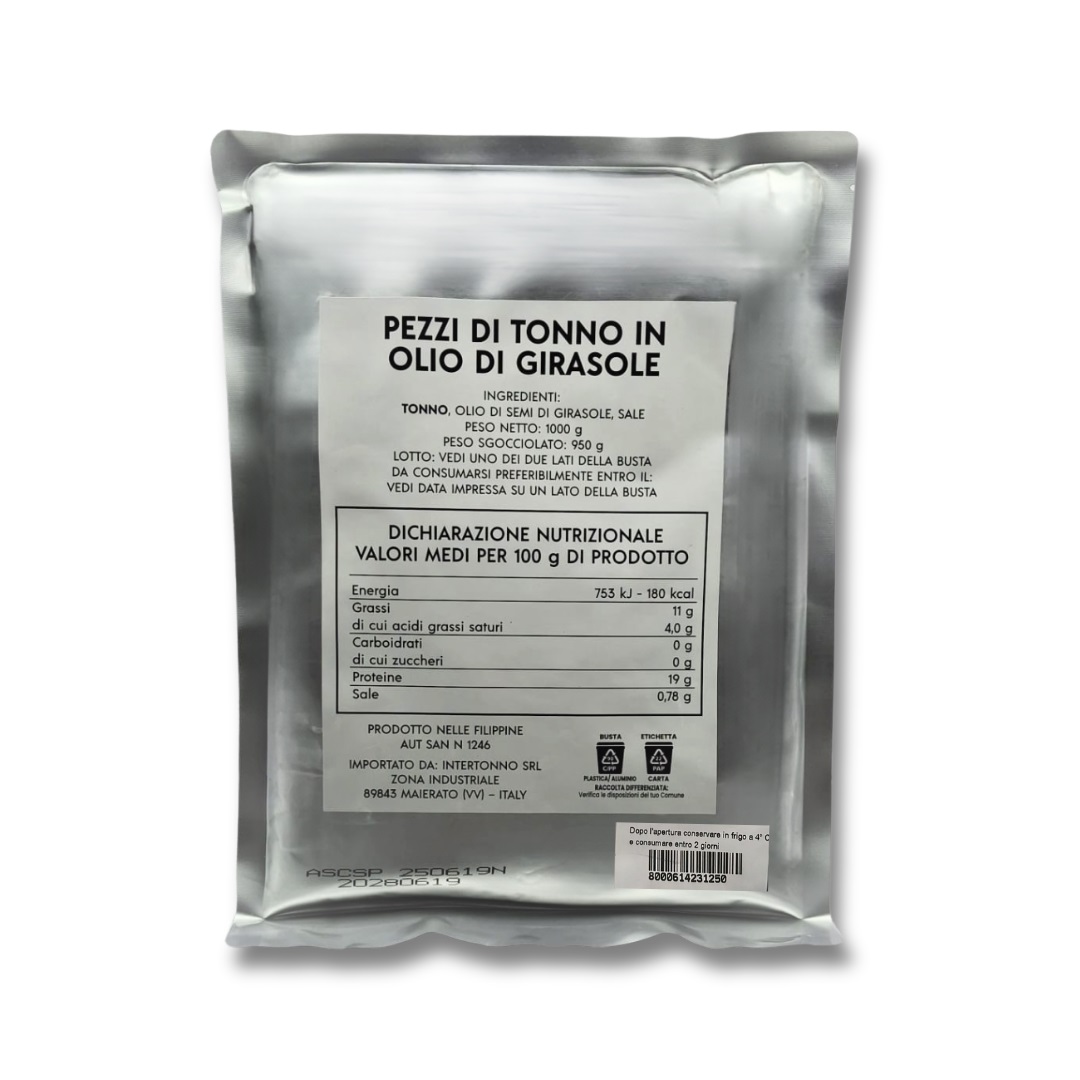 TONNO SARDANELLI GR.950 O.SEMI BUSTA              
