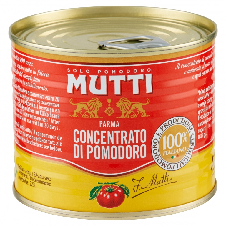 CONCENTRATO POMODORO MUTTI GR.210                 
