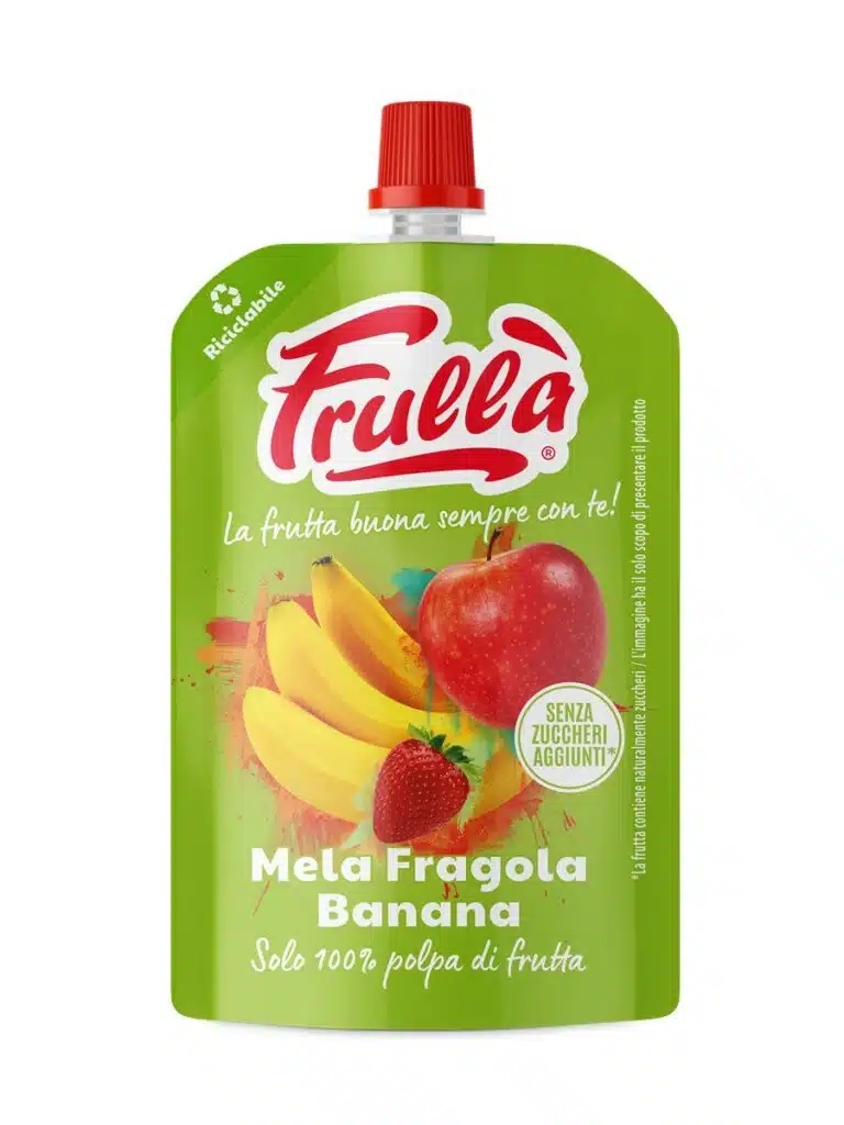 FRULLA' POUCH MELA FRAGOLA BANANA GR.100          