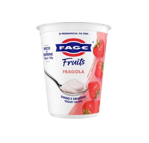 YOGURT FAGE FRUITS FRAGOLA GR.380                 