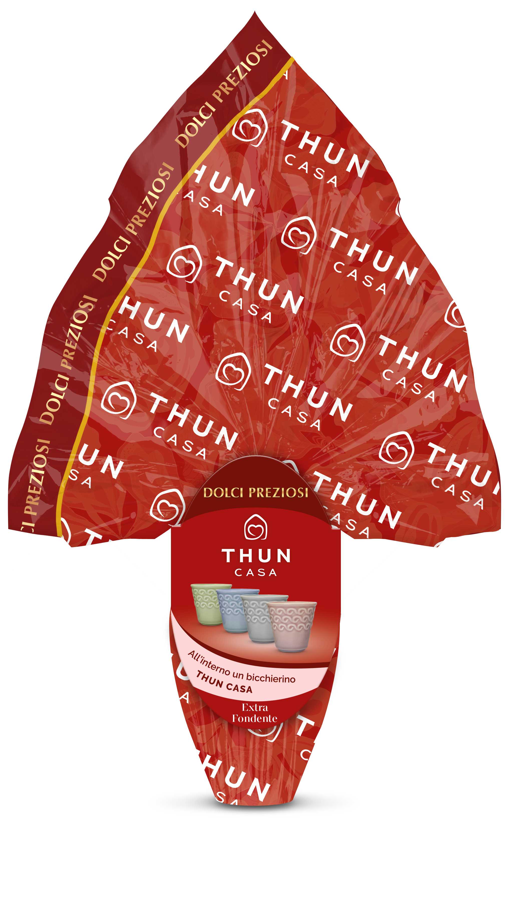 UOVO DOLCI PREZIOSI FONDENTE THUN CASA GR.240     