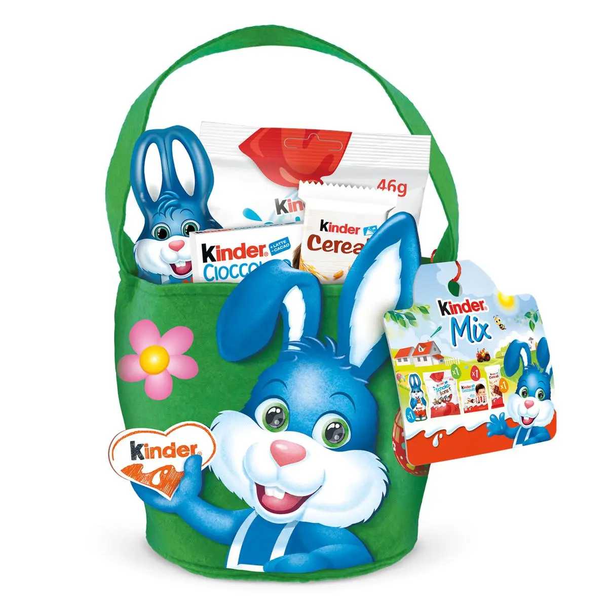 FERRERO KINDER MIX BORSA CONIGLIO GR.175          